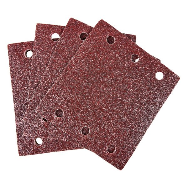 10 x P60 grit square sanding sheets (110mm x 100mm)