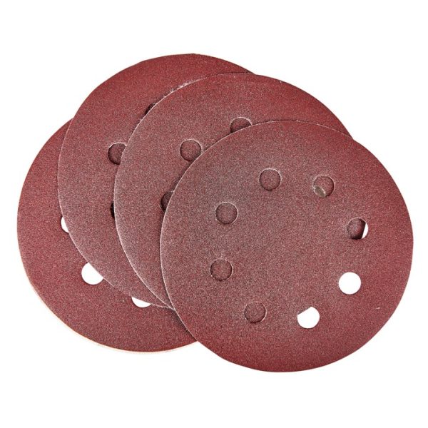 10 x P240 grit circular sanding sheets (115mm diameter)