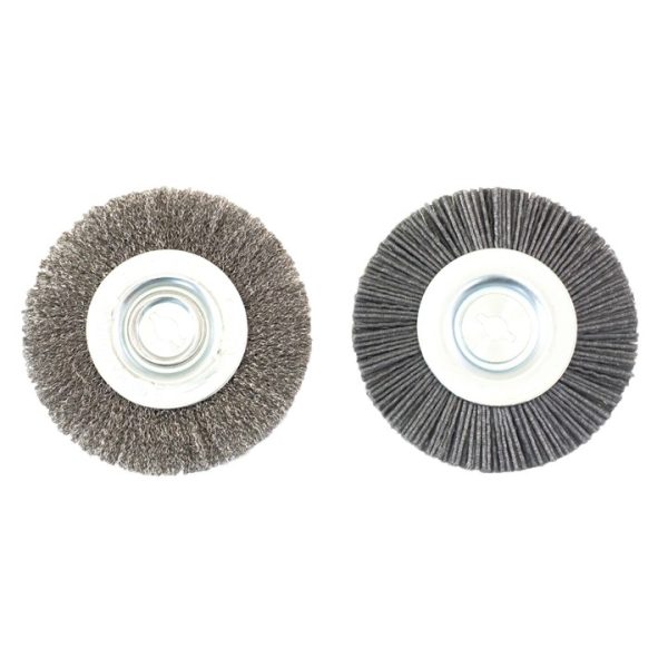 2 Piece brush set for rotary cleaning tool