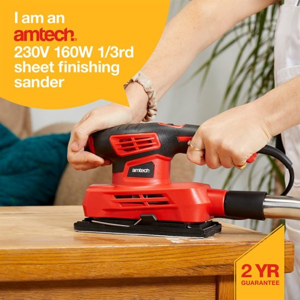 230V 160W 1/3 Sheet finish sander