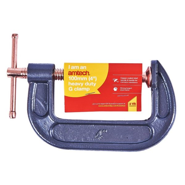 100mm (4") Heavy duty G-clamp