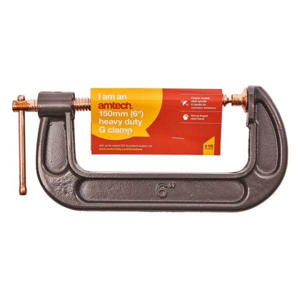 150mm (6") Heavy duty G-clamp