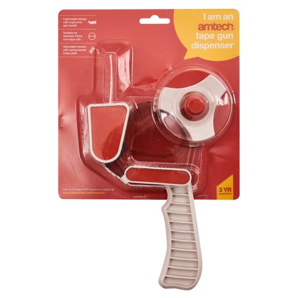 Tape gun dispenser