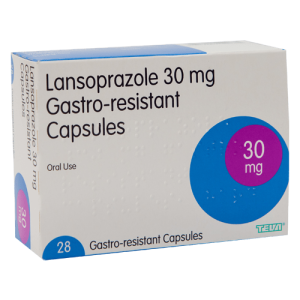 Lansoprazole 30mg capsules (pack of 28)