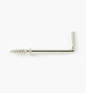 SECURIT S6319 SQUARE HOOKS SHOULDERED ELECTRO BRASS 25MM