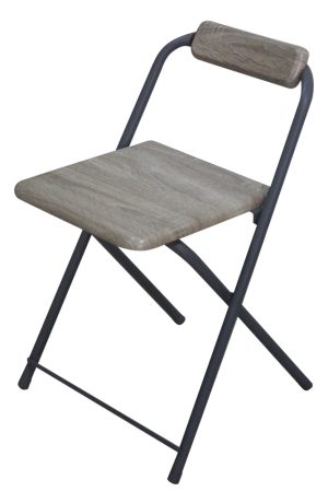 MIAMI FOLDING CHAIR SQUARE GREY/SONOMA