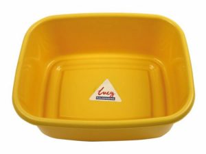 LUCY SMALL OBLONG BOWL - YELLOW