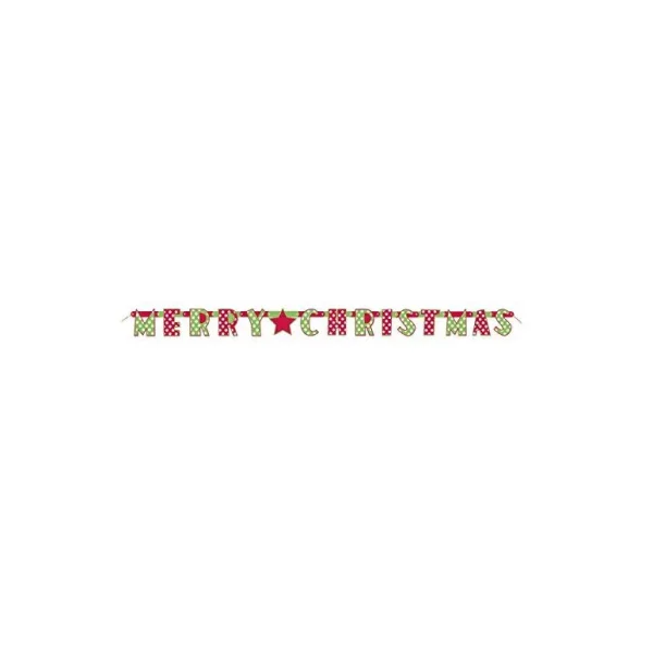 MERRY CHRISTMAS BANNER DOTS