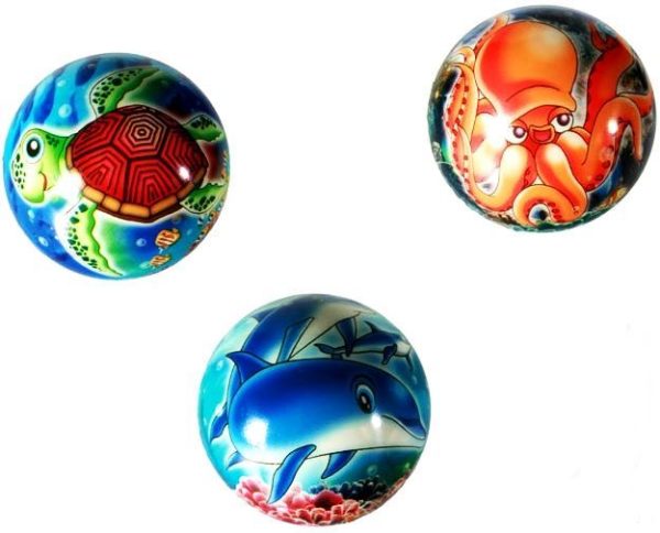 ASSORTED DESIGN SEA LIFE FOAM SOFT BAUNCING BALL