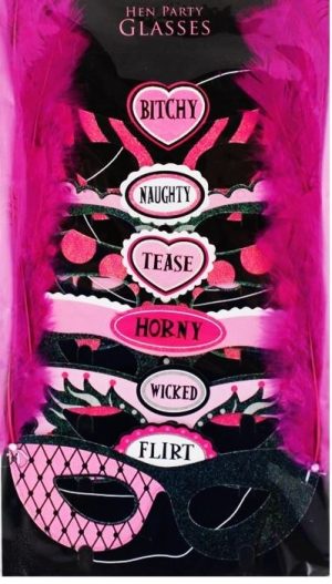 6 HEN PARTY GLASSES