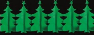 CHRISTMAS TREE GARLAND GREEN
