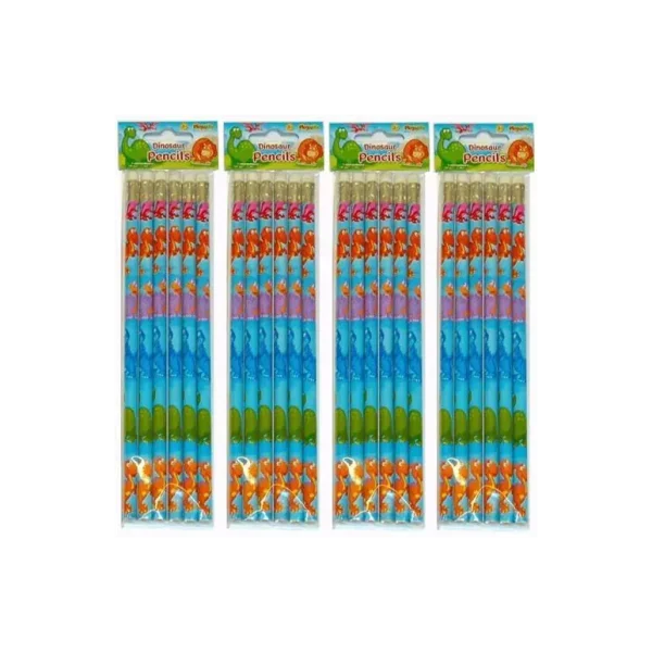 DINOSAUR FULL LENGTH PENCILS.ERASER TOP - PACK OF 1