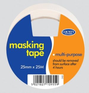 COUNTY MASKING TAPE 25 X 25M