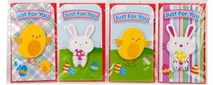 4 HAND CRAFTED 3D EASTER MONEY WALLET ( 736057 )
