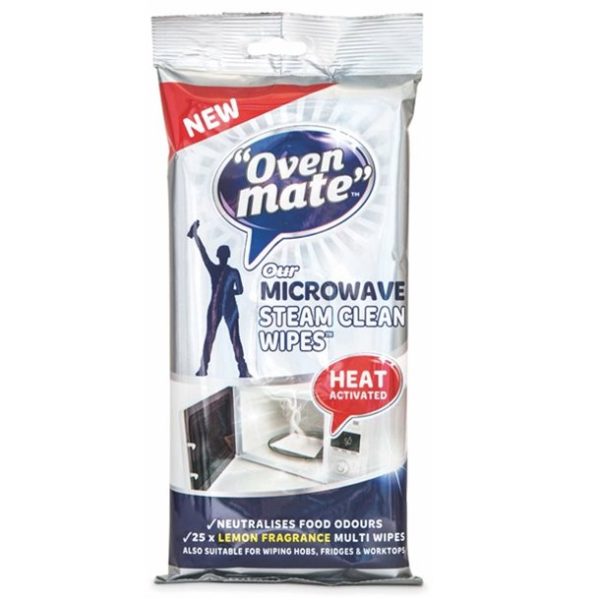 OVENMATE MICROWAVE STEAM CLEAN WIPES