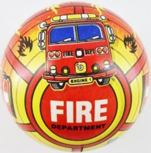 INFLATABLE FIRE ENGINE PVC PLASTIC FOOTBALL PLAY BEACH BALL KIDS PARTY CHILDS POOL BIRTHDAY