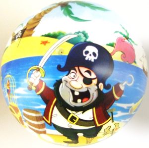 INFLATABLE PIRATE PVC PLASTIC FOOTBALL PLAY BEACH BALL