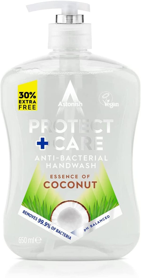 ASTONISH ANTI BACTERIAL COCONUT HANDWASH 650ML