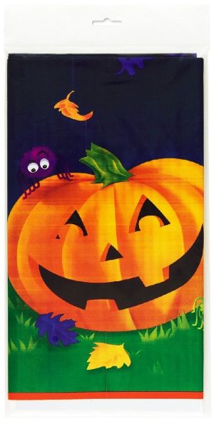 PUMPKIN STEPS HALLOWEEN TABLECOVER