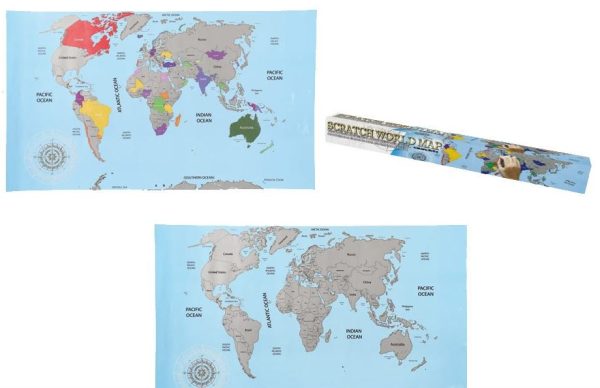 WORLD MAP FOR SCRATCHING