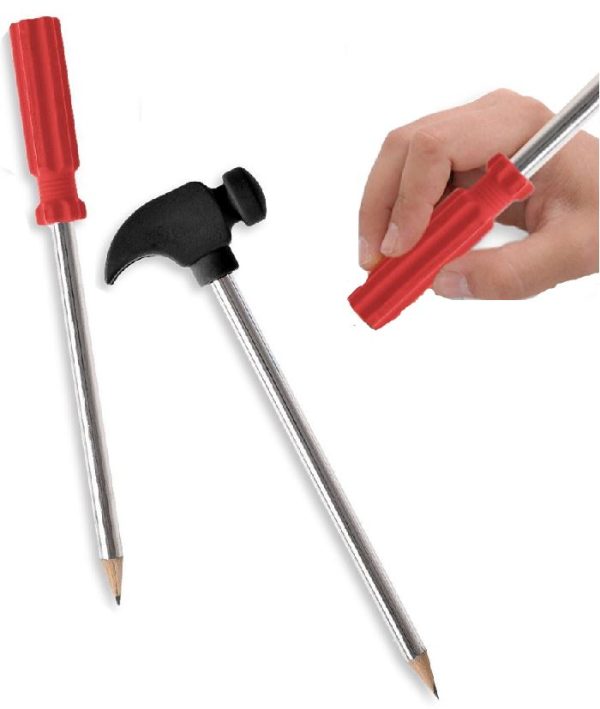 PENCIL WITH ERASER TOPPER TOOL SET