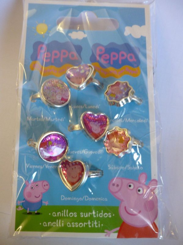 7PCS PEPPA PIG RING 6470