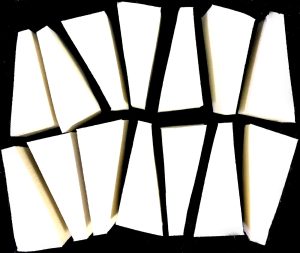 14 COSMETIC SPONGE WEDGES