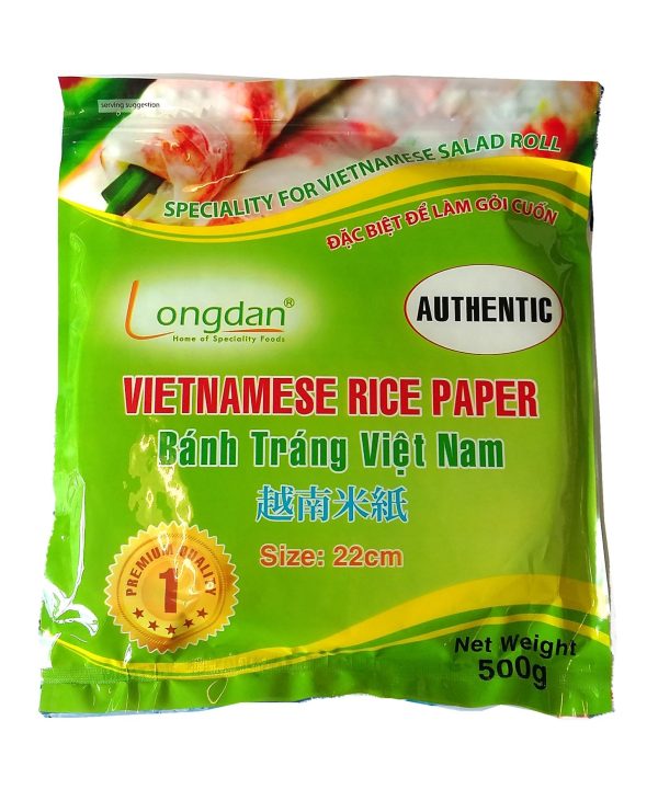 LONGDAN EXTRA THIN SPRING ROLL WRAPPER 22CM