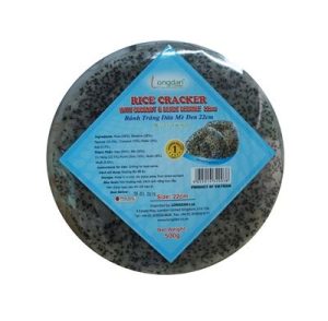 LONGDAN BLACK SESAME SEED RICE CRACKER 22CM 500G 336859