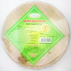 BROWN RICE PAPER 22CM 380337