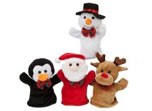 CHRISTMAS / XMAS HAND PUPPET - PENGUIN