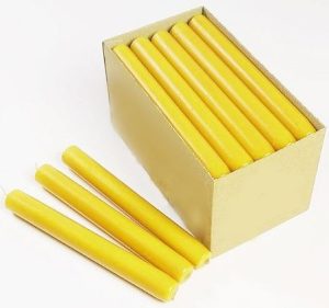 25 DINNER CANDLE YELLOW