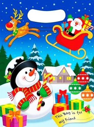 8PCS CHRISTMAS PARTY LOOT BAGS