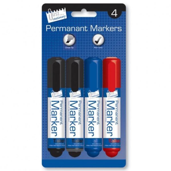 TALLON PERMANENT MARKERS BLACK PACK OF 1