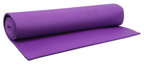 PURPLE RUBBER YOGA MAT 8MM