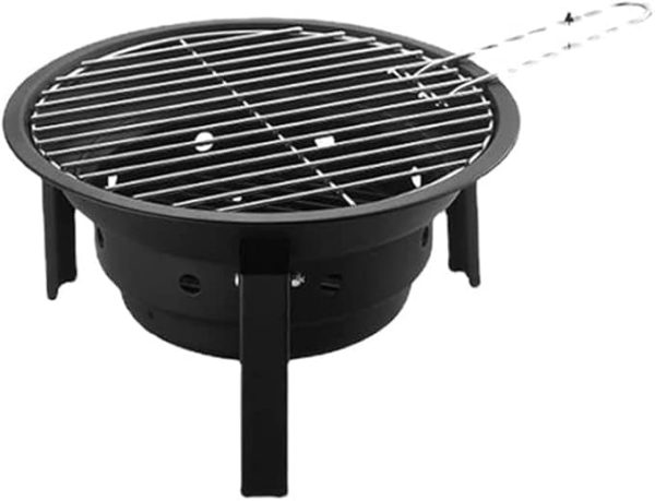 PRIMA ROUND BBQ / BARBECUE GRILL BASKET 31CM