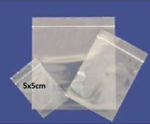 75PCS SELF SEAL BAGS 5X5CM ITS CHANGE TO 4 X 6