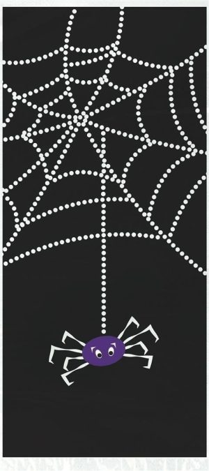 PACK OF 20 HALLOWEEN SPIDER CELLO BAGS