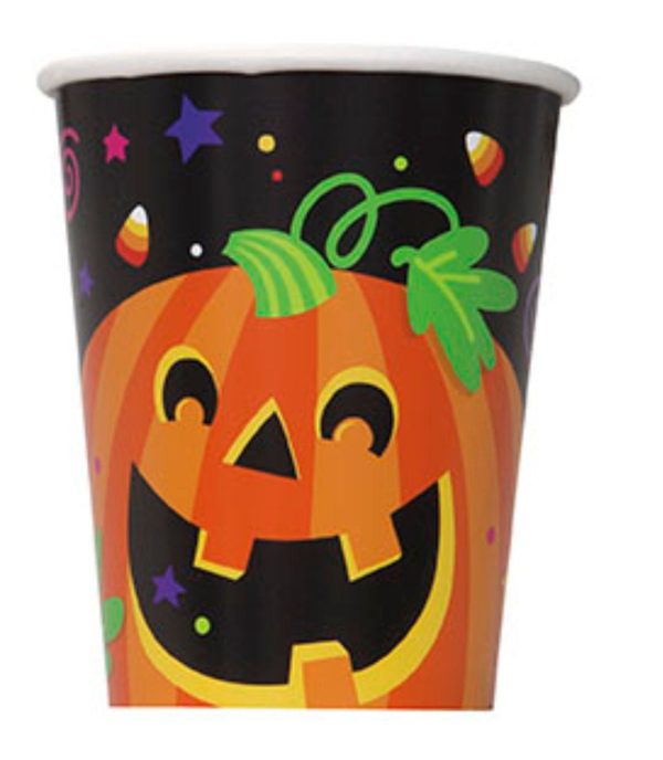 PACK OF 8 HAPPY HALLOWEEN CUP