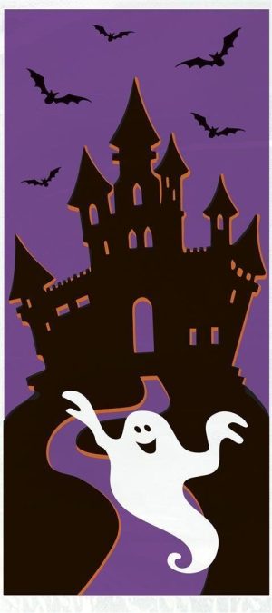 PACK OF 20 HALLOWEEN HAUNTED HOUSE CELLO BAGS