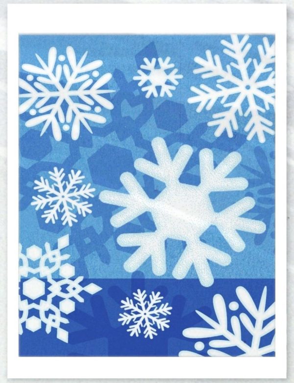 PACK OF 50 CHRISTMAS TREAT BAG SNOWFLAKE FROZEN