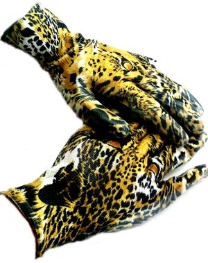 PRINTED GARDEN GLOVES BROWN TIGER