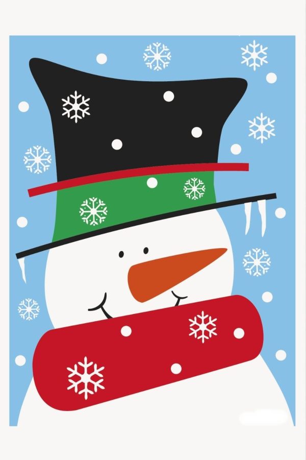 PACK OF 50 CHRISTMAS TREAT BAG SNOWMAN