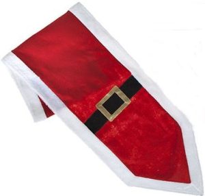 SANTA BUCKLE DESIGN TABLE RUNNER