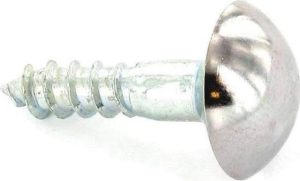 SECURIT S6794 MIRROR SCREW CHROME PLATED HEAD 38MM