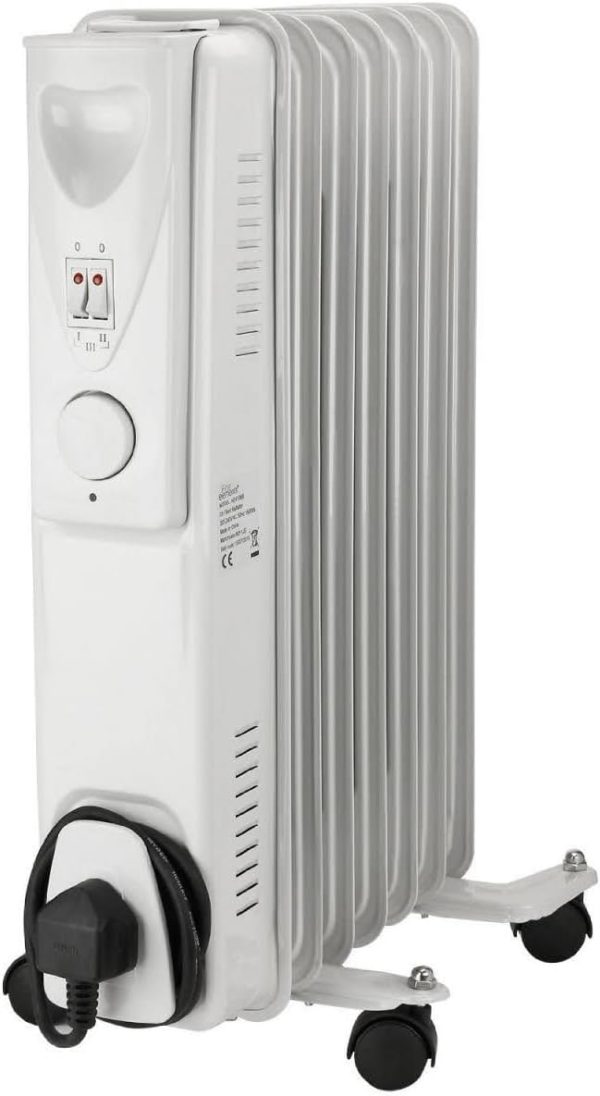 DAEWOO FAN OIL FILLED RADIATOR HEATER 1500W