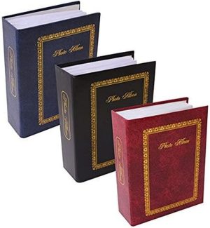 TALLON PHOTO ALBUM PLAIN - 100 POCKET - 6X4 - BLACK