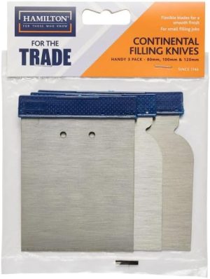 HAMILTON FOR THE TRADE CONTINENTAL FILLING PUTTY KNIVES 3 PACK