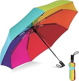 LONDONER RAINBOW DESIGN MENS LARGE UMBRELLA