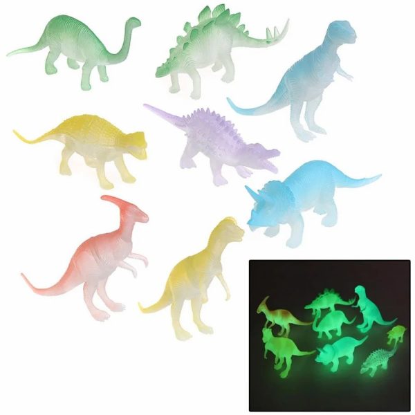 GLOW IN THE DARK DINOSAURS IN WINDOW BOX/DISP BOX